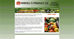 Desktop Screenshot of harvillsproduce.com