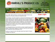 Tablet Screenshot of harvillsproduce.com